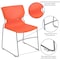 Flash Furniture Orange Plastic Stack Chair RUT-438-OR-GG - alternate 8
